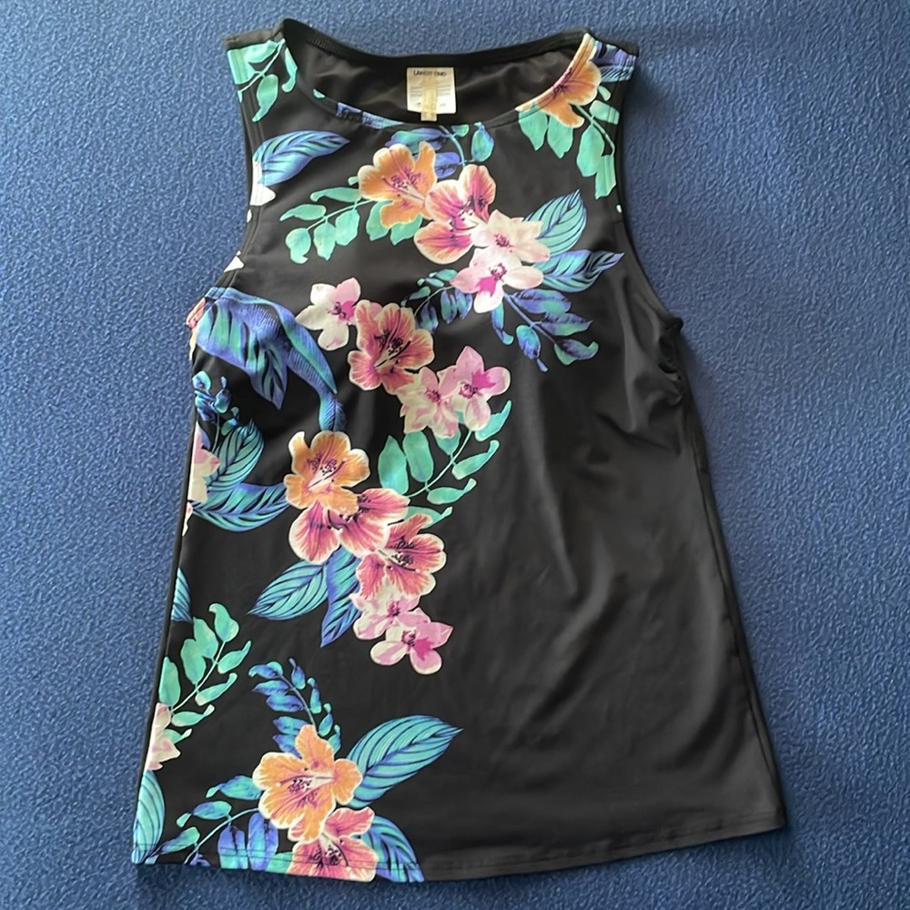 Lands’ End tankini top, sz2, EUC